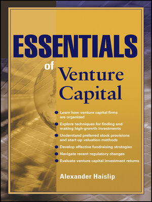 cover image of Essentials of Venture Capital